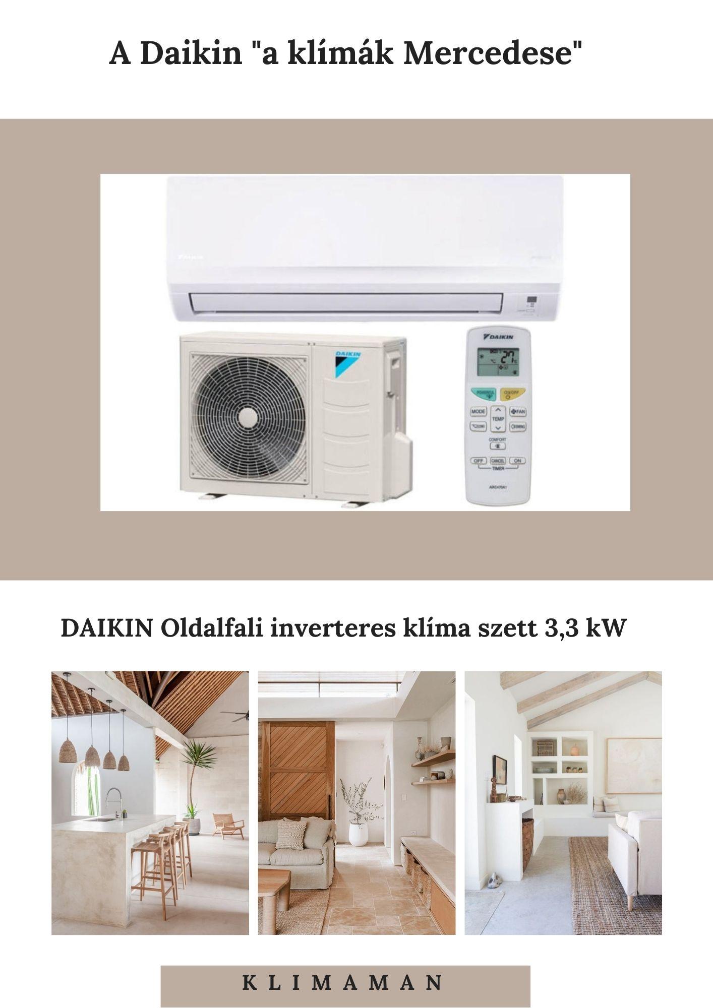 daikin inverteres klíma szett