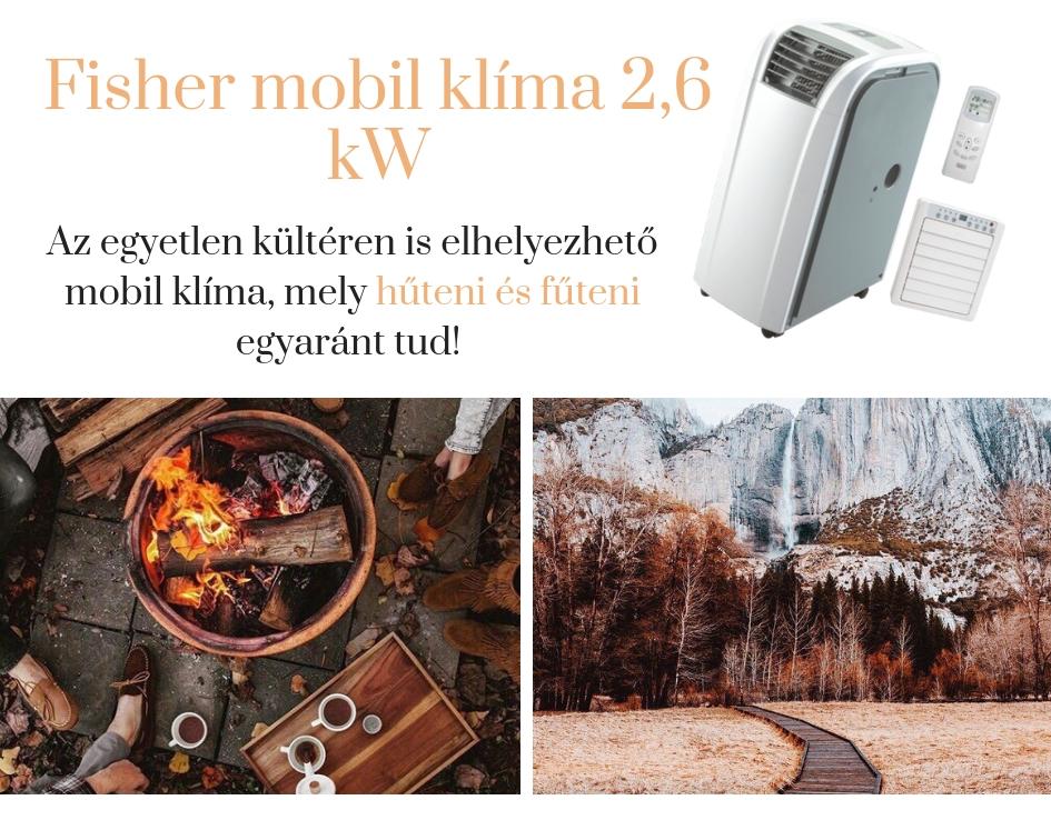 fisher mobil klíma kültérre is