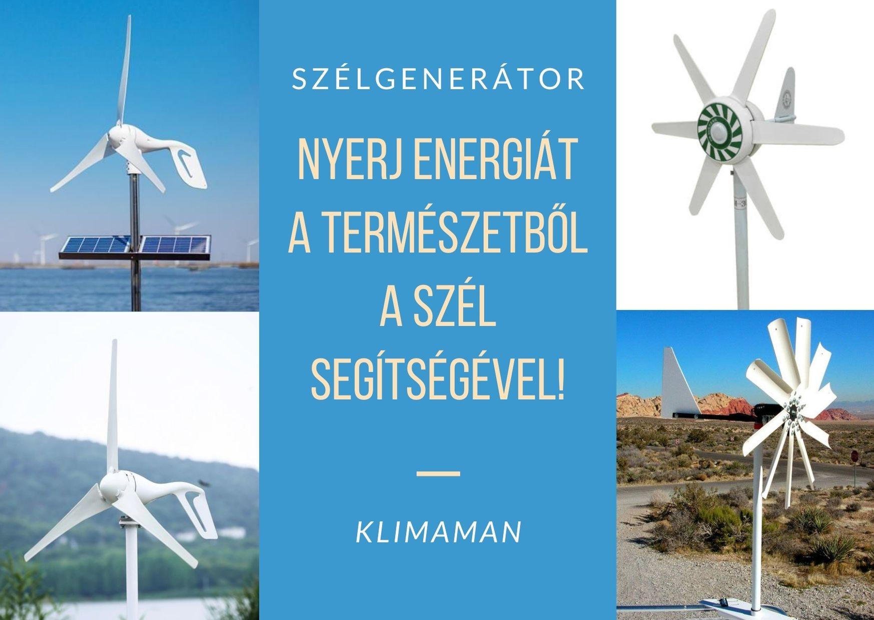 szélgenerátor 90 watt