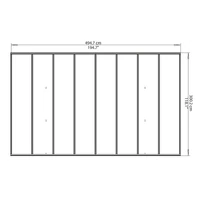 Arizona Wave 5000 - Alumínium fedett kocsibeálló