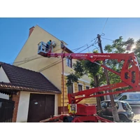 Emelőkosaras gép klíma szerelés