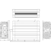feszültségátalakító inverter 12V-230V 3000/6000W
