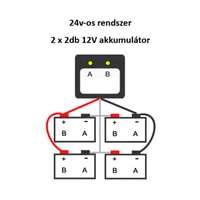 Volt Polska 24V-os rendszerben 4akkumulátor