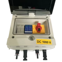 Falon kívüli 8modulos Solar doboz DC 1String, előreszerelt, IP65