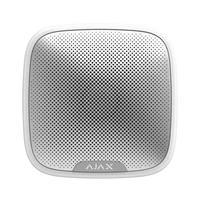 AJAX StreetSiren - Vezeték nélküli kültéri hang- és fényjelző - Fehér