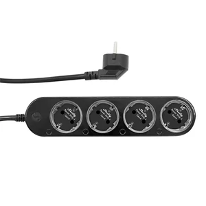 Shelly Power Strip 4 Gen4 – okos konnektor elosztó négy aljzattal, fogyasztásmérős, Wi-Fi, Zigbee, Matter, feketeShelly Power Strip 4 Gen4 – okos konnektor elosztó négy aljzattal, fogyasztásmérős, Wi-Fi, Zigbee, Matter, fekete