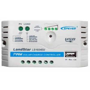EPEVER NAPELEM PWM TÖLTÉSVEZÉRLŐ LS1024EU 10A / 12V / 24V