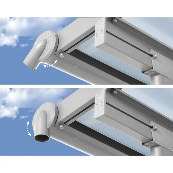 Palram Sierra 5400 alumínium pergola - 3x5,46 fehér