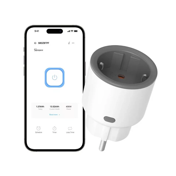 Sonoff iPlug S60 Zigbee 3.0 okoskonnektor (S60ZBTPF)
