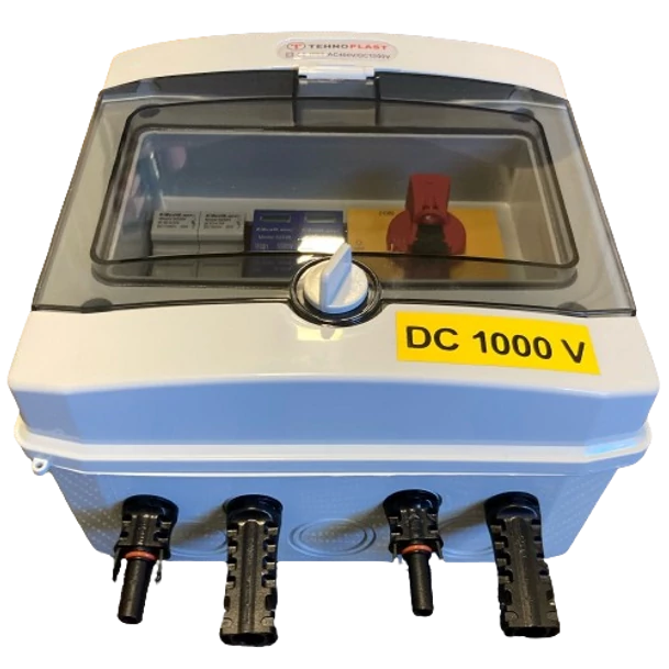 Falon kívüli 8modulos Solar doboz DC 1String, előreszerelt, IP65