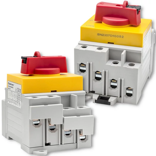 Qoltec DC leválasztó kapcsoló 1200V 32A 8kV - 4pólus