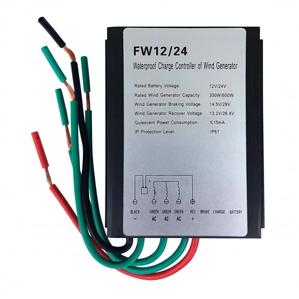 FW12/24 TÖLTÉSSZABÁLYOZÓ SZÉLTURBINÁHOZ 300W/600W