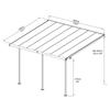 Kép 2/5 - Palram SIERRA 4200 alumínium pergola - 3x4,25 antracit
