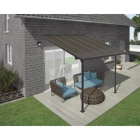 Kép 1/4 - Palram Capri 3000 alumínium pergola - 3x3, antracit