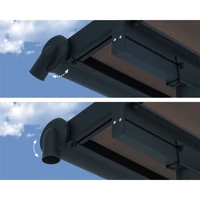 Kép 3/4 - Palram Capri 5400 alumínium pergola - 3x5,46 antracit