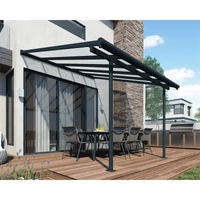 Kép 1/6 - Palram SIERRA 3000 alumínium pergola - 3x3, antracit
