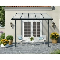 Kép 2/6 - Palram SIERRA 3000 alumínium pergola - 3x3, antracit