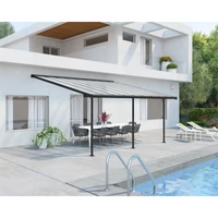 Kép 1/5 - Palram Sierra 5400 alumínium pergola - 3x5,46 antracit