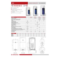 Drazice OKC 160 fali, 1 hőcserélős indirekt tároló 2,2kW fűtőbetéttel