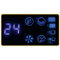 Fali ventilátoros fűtőtest FKF 65221 kijelző