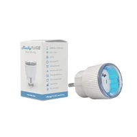 Kép 1/4 - Shelly Plug S WiFi-s, interneten át vezérelhető okoskonnektor, fogyasztásmérővel