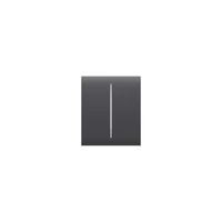 Kép 1/2 - Ajax LightSwitch CenterButton (2-gang) - Középső kettes gomb sorolókerethez - Grafit