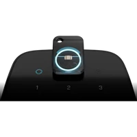 AJAX Tag BL - Titkosított érintés nélküli kulcstartó a kezelőhöz 1 db - Fekete