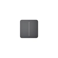 Kép 1/2 - Ajax LightSwitch SoloButton (2-gang) - Kettes gomb - Grafit