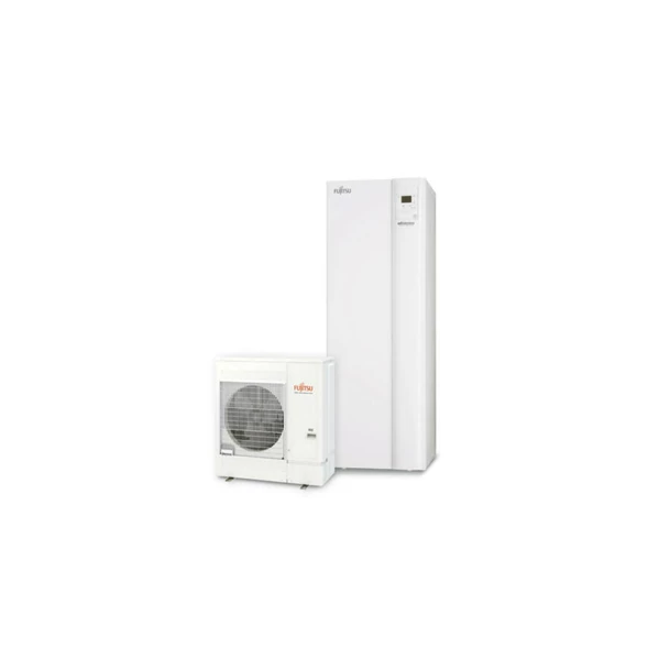 FUJITSU WATERSTAGE COMFORT LEVEGŐ-VÍZ HŐSZIVATTYÚ HMV TARTÁLLYAL 10 KW