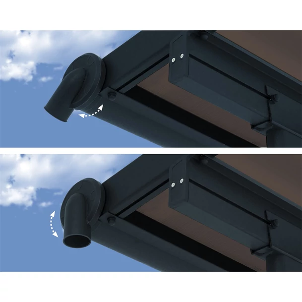 Palram Capri 5400 alumínium pergola - 3x5,46 antracit