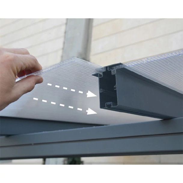 Palram Sierra 5400 alumínium pergola - 3x5,46 antracit
