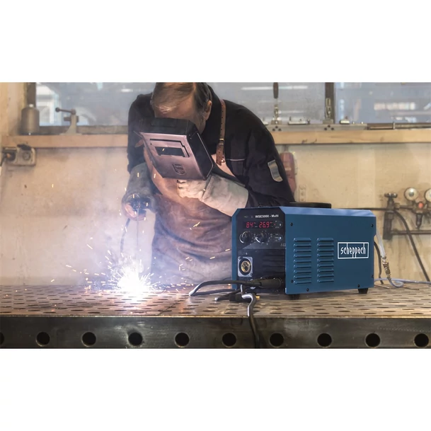 SCHEPPACH WSE5000 MULTI - TÖBBFUNKCIÓS HEGESZTŐGÉP MMA/MIG/TIG