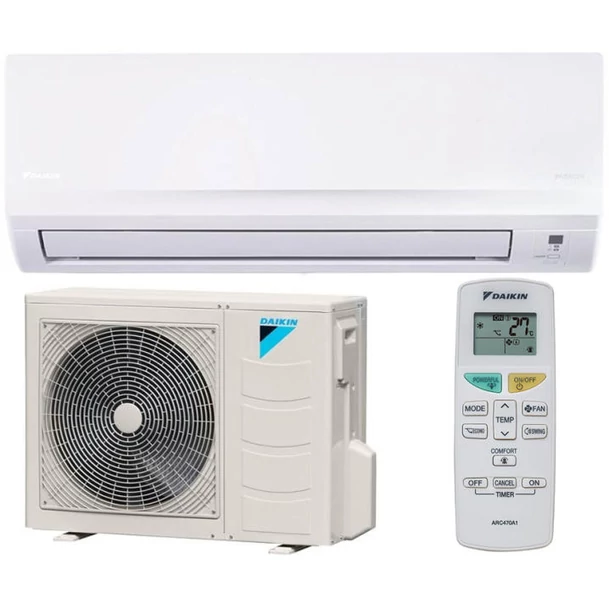 DAIKIN Oldalfali inverteres klíma FTXB35C - RXB35C 3,3 kW INVERTER