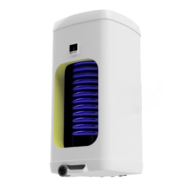 Drazice OKHE 160/DV 1,45m2, fali, szögletes indirekt tároló 1 hőcserélős, 2,2 KW fűtőbetéttel