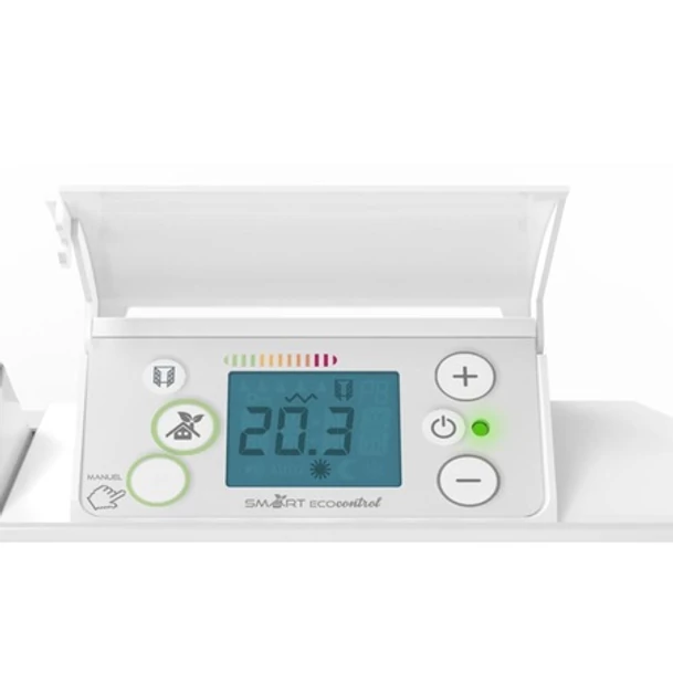 Fűtőpanel Noirot Axiom design 1000W - fehér kijelző panel
