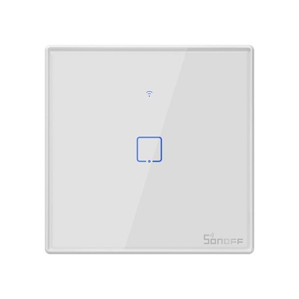 Sonoff TX T2 EU 1C WiFi + RF vezérlésű, távvezérelhető, érintős villanykapcsoló