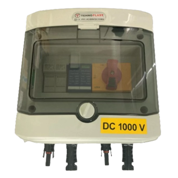 Falon kívüli 8modulos Solar doboz DC 1String, előreszerelt, IP65