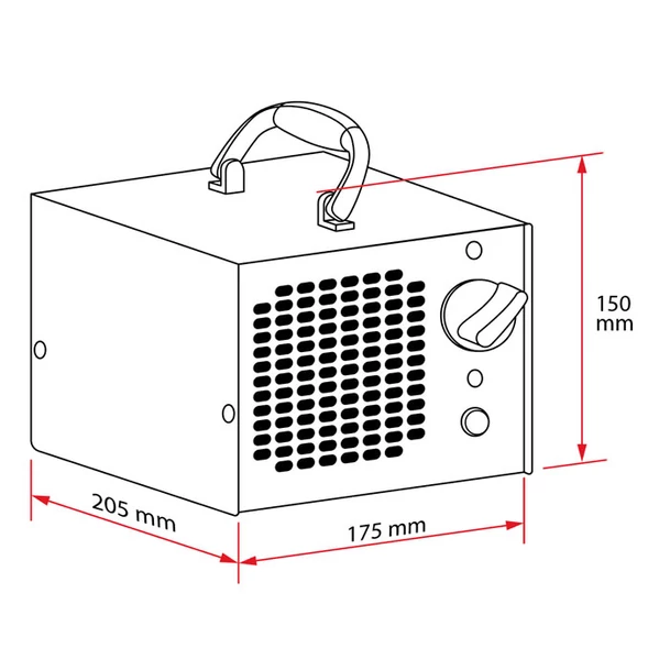 Ózongenerátor Black 3500 12V Léghigiéniai készülék