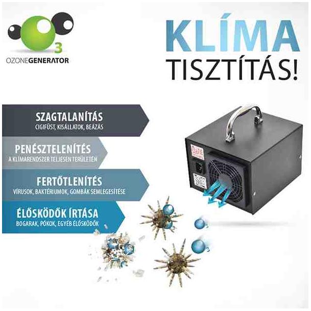 ozongenerator tisztítás