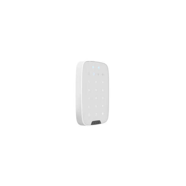 AJAX Keypad Plus - Vezeték nélküli érintés vezérelt kezelő panel, RFID olvasóval - Fehér