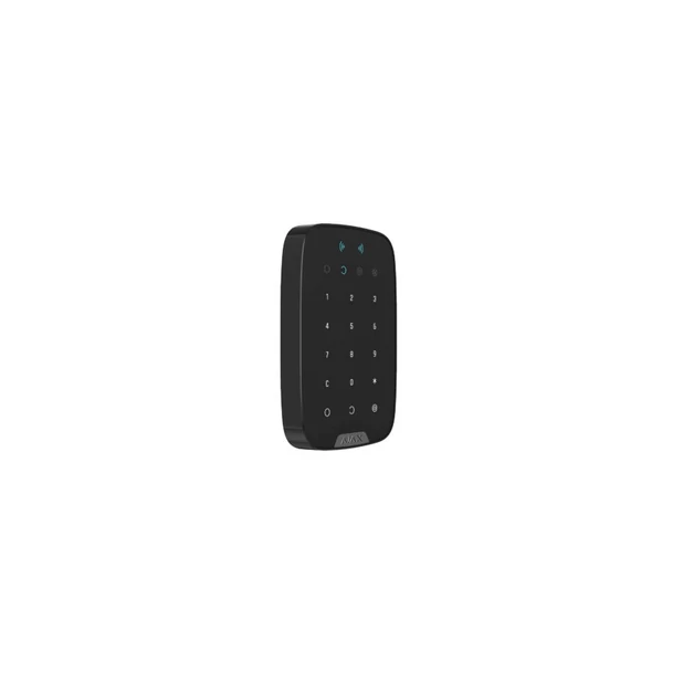 AJAX Keypad Plus - Vezeték nélküli érintés vezérelt kezelő panel, RFID olvasóval - Fekete