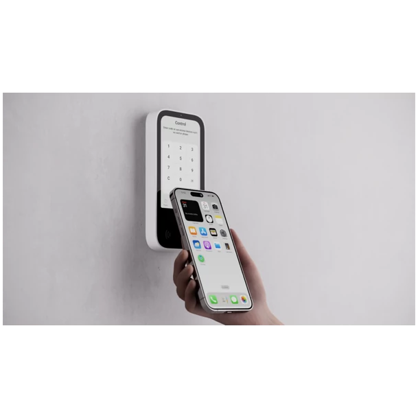 AJAX Keypad TouchScreen WH - Vezeték nélküli kezelő érintőképernyővel - Fehér
