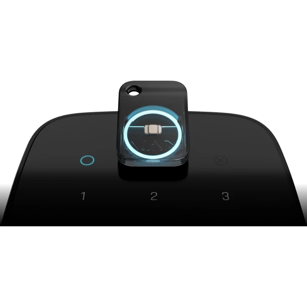 AJAX Tag BL - Titkosított érintés nélküli kulcstartó a kezelőhöz 1 db - Fekete