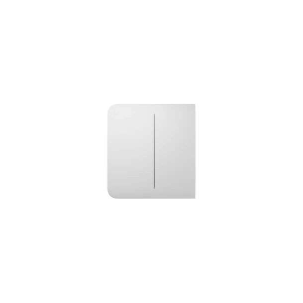Ajax LightSwitch SideButton (2-gang) - Oldalsó kettes gomb sorolókerethez - Fehér