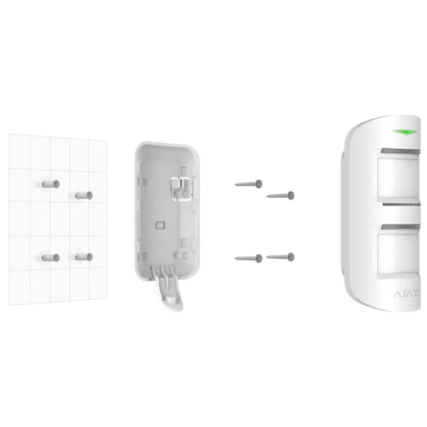 AJAX MotionProtect Outdoor WH - Vezeték nélküli kültéri Dual PIR mozgásérzékelő - Fehér