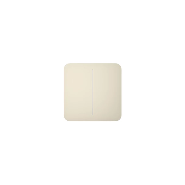 Ajax LightSwitch SoloButton (2-gang) - Kettes gomb - Csont