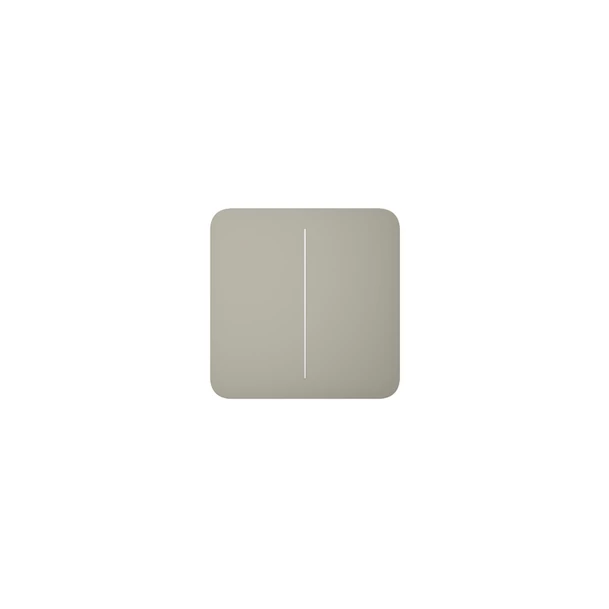 Ajax LightSwitch SoloButton (2-gang) - Kettes gomb - Oliva