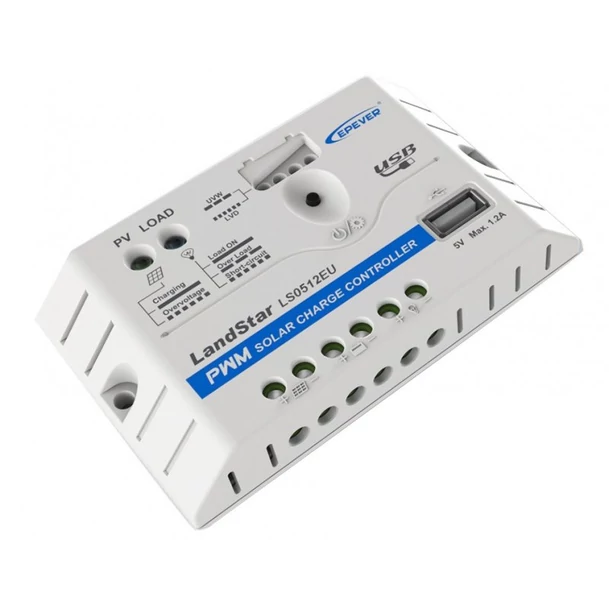 EPEVER NAPELEM PWM TÖLTÉSVEZÉRLŐ LS0512EU 5A / 12V