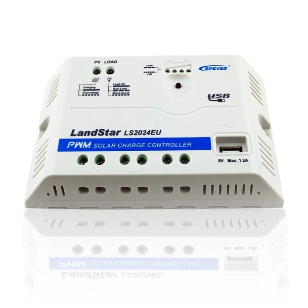 EPEVER NAPELEM PWM TÖLTÉSVEZÉRLŐ LS2024EU 20A / 12V / 24V